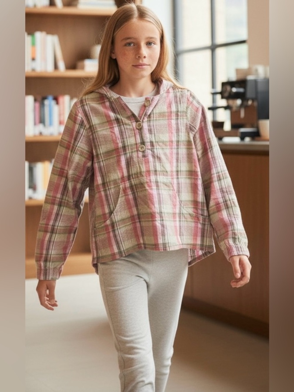GAP Hooded Pullover Cotton Shirt 12